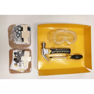 Stanley Jr. U004-K02-T03-SY Sada autíčko, bagr a 3 kusů nářadí