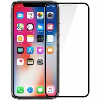 3D Ochranné sklo iPhone XR/11 čer. FIXED