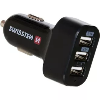 CL ADAPTÉR 3x USB 52A POWER SWISSTEN