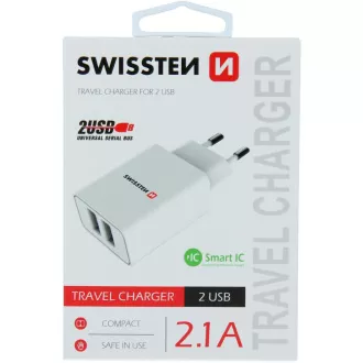 SÍŤ.ADAP.SM.IC 2x USB 21A POW. SWISSTEN