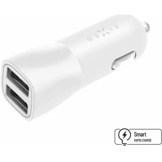 Nab+lightning kab,2xUSB, 15W, bílá FIXED
