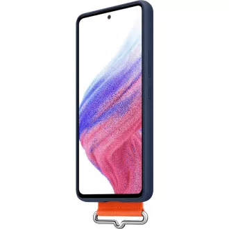 Sili.Cov.with Strap A53 5G Navy SAMSUNG
