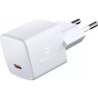 MINI SÍŤ.ADAP.GaN USB-C 25W SWISSTEN MINI SÍŤ.ADAP.GaN USB-C 25W SWISSTEN