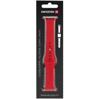 BAND APP.W.SILIKON. 42-44mm RED SWISSTEN