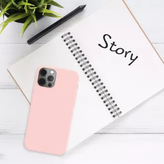 Kryt Story iPhone 14, růžový FIXED