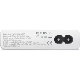 60W & 18W PD CHARGER white EPICO