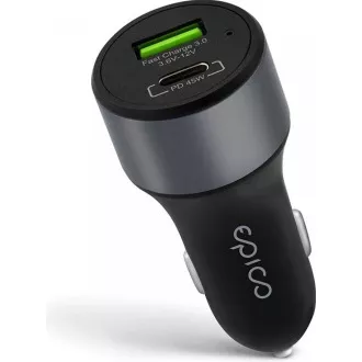 45W PD CAR CHARGER space gray EPICO