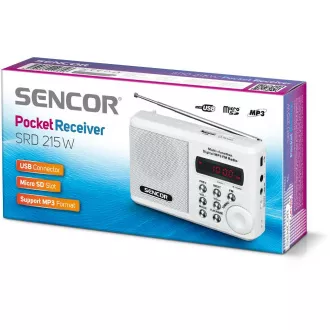 SRD 215 W RÁDIO S USB/MP3 SENCOR
