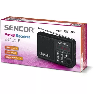 SRD 215 W RÁDIO S USB/MP3 SENCOR