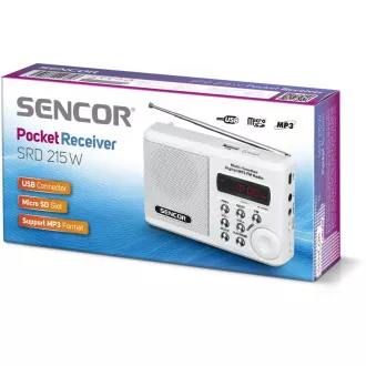 SRD 215 W RÁDIO S USB/MP3 SENCOR