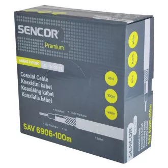 SAV 6906-100m Koax. kabel RG-6 SENCOR SAV 6906-100m Koax. kabel RG-6 SENCOR