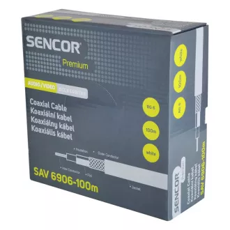 SAV 6906-100m Koax. kabel RG-6 SENCOR SAV 6906-100m Koax. kabel RG-6 SENCOR