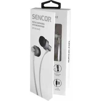 SEP 300 MIC WHITE MET SLUCHÁTKA SENCOR