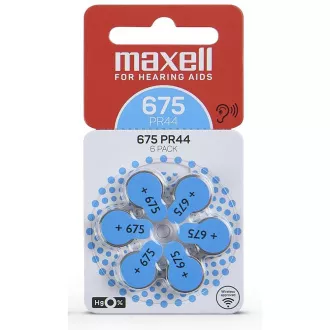 AZ675/PR44 ZINK AIR 6PK MAXELL