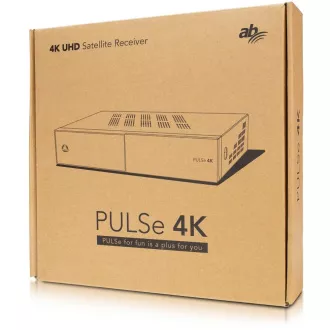 AB PULSe 4K (1x tuner DVB-S2X + 1x T2/C) AB PULSe 4K (1x tuner DVB-S2X + 1x T2/C)