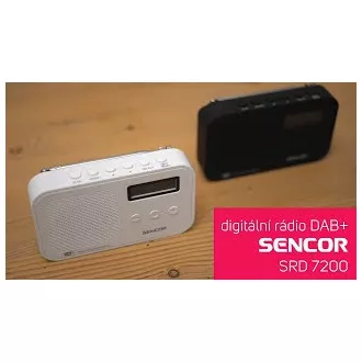 SRD 7200 W DAB+/FM SENCOR