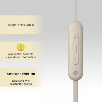 WIC100C.CE7 šedá sluchátka Sony