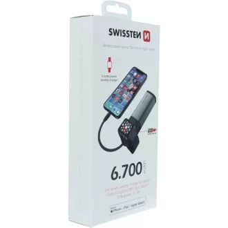 2in1 APP.W.MFi POW.BANK 6700mAh SWISSTEN 2in1 APP.W.MFi POW.BANK 6700mAh SWISSTEN