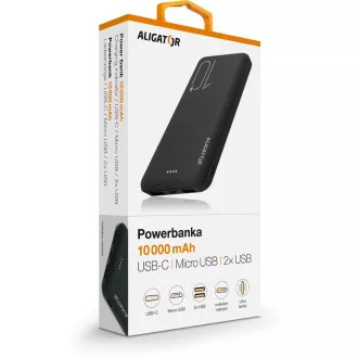 Powerbanka 10000mAh 2v1 ALIGATOR