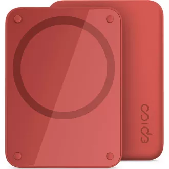 4200mAh Mag.Wireless Powerbank-red EPICO 4200mAh Mag.Wireless Powerbank-red EPICO