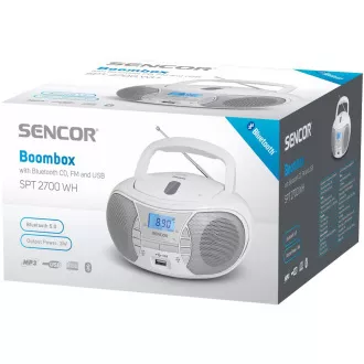 SPT 2700 WH S CD/MP3/USB/BT SENCOR