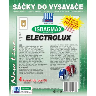 1 SBAG MAX SÁČEK DO VYSAVAČE JOLLY 1 SBAG MAX SÁČEK DO VYSAVAČE JOLLY