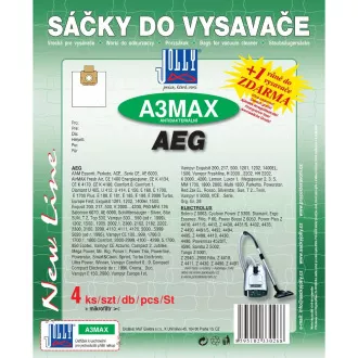 A 3 MAX SÁČKY DO VYSAVAČE JOLLY A 3 MAX SÁČKY DO VYSAVAČE JOLLY
