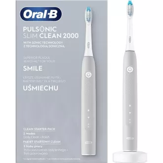 PULSONIC SLIM CLEAN 2000 GREY ORAL B PULSONIC SLIM CLEAN 2000 GREY ORAL B