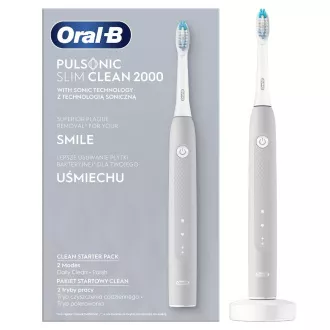 PULSONIC SLIM CLEAN 2000 GREY ORAL B PULSONIC SLIM CLEAN 2000 GREY ORAL B