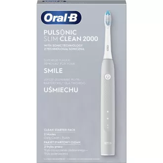 PULSONIC SLIM CLEAN 2000 GREY ORAL B PULSONIC SLIM CLEAN 2000 GREY ORAL B