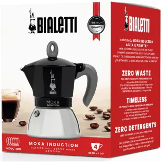 INDUKCE ČERNÁ 2P. MOKA KONVIČKA BIALETTI