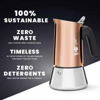 VENUS 6 PORCÍ COPPER KONVIČKA BIALETTI