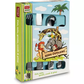LT5005 DĚTSKÉ PŘÍBORY SET 4KS ZOO LAMART LT5005 DĚTSKÉ PŘÍBORY SET 4KS ZOO LAMART