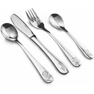 LT5005 DĚTSKÉ PŘÍBORY SET 4KS ZOO LAMART LT5005 DĚTSKÉ PŘÍBORY SET 4KS ZOO LAMART