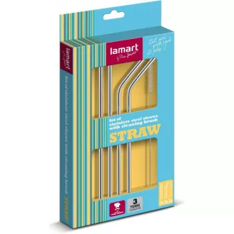 LT7052 BRČKA NEREZ SET 5KS STRAW LAMART