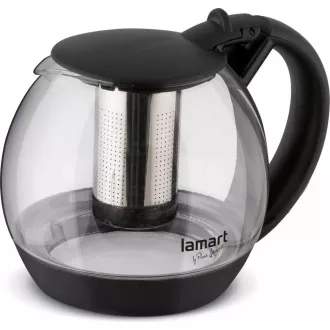 LT7058 KONVICE SKLO 2L ČERNÁ BULB LAMART