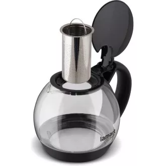 LT7058 KONVICE SKLO 2L ČERNÁ BULB LAMART