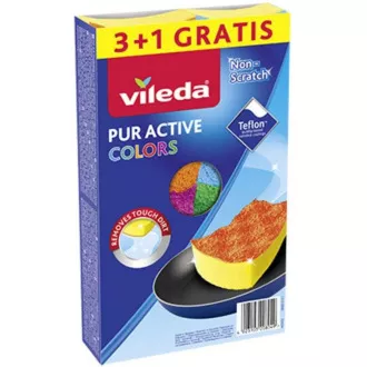PUR ACTIVE COLORS HOUBIČKA 3+1KS VILEDA