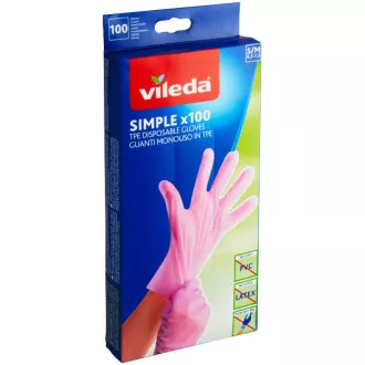 SIMPLE RUKAVICE S/M 100KS VILEDA