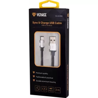 YCU 222 BSR kabel USB / micro 2m  YENKEE