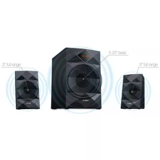 A180X PC repro 2.1 42W FM BT USB FENDA