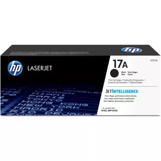 17A Černá originální toner LaserJet HP 17A Černá originální toner LaserJet HP