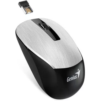 NX-7015 stříbrná bezdrátová myš GENIUS