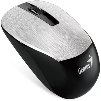 NX-7015 stříbrná bezdrátová myš GENIUS