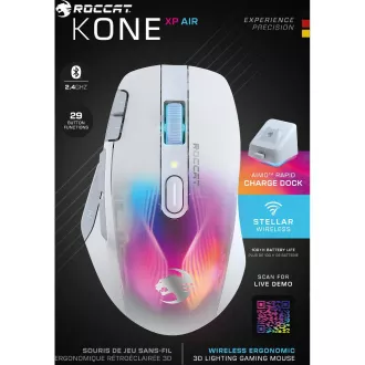 Kone XP Air herní myš, bílá ROCCAT