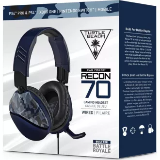 RECON 70, Blue Camo TURTLE BEACH