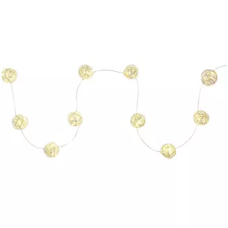 RXL 238 Sříbrné Koule 10LED WW TM RETLUX