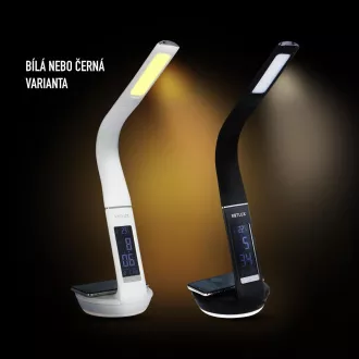 RTL 204 stm.LED lamp.černá Qi 6W RETLUX