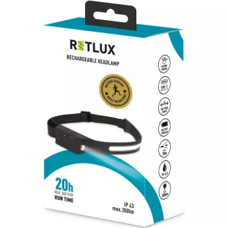 RPL 700 NABÍJECÍ ČELOVKA 1W+3W RETLUX