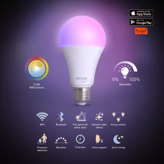 RSH 104 A70 E27 žár. 14 W RGB CCT RETLUX